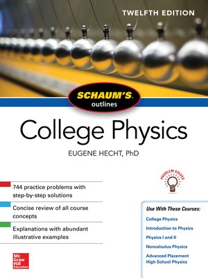 cover image of Schaum's Outline of College Physics